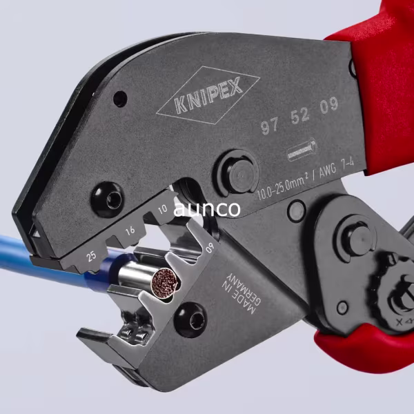 97 52 09 Two-Hand Ratcheting Crimping Pliers | Knipex - Image 2