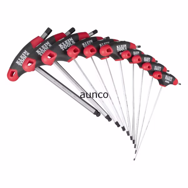 JTH610EB 10pc SAE Ball-End T-Handle 6" Hex Key Set | Klein Tools - Image 2