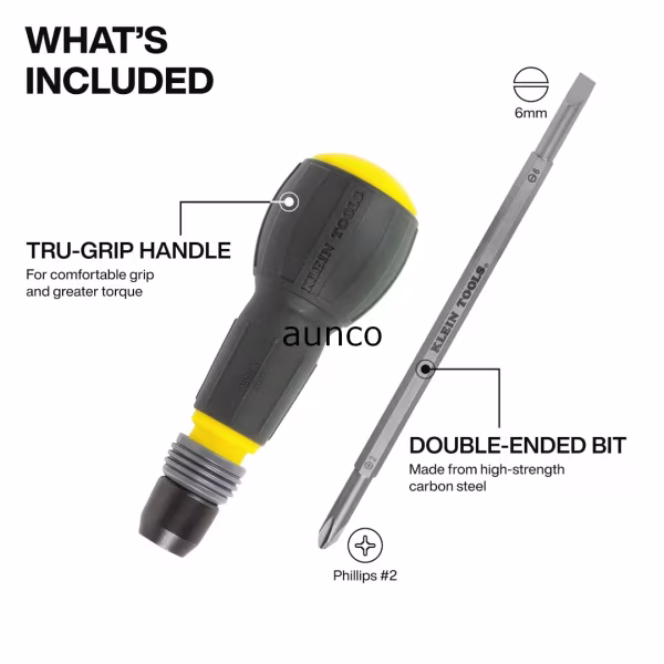 32960A Fastbit Tru-Grip Screwdriver | Klein Tools - Image 2