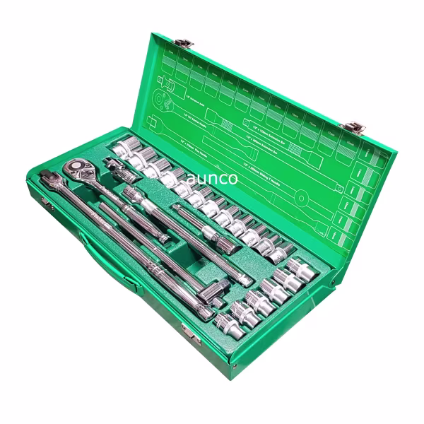HW-42401M 24PCS 1/2" Drive Socket Tool Set | Pro'skit - Image 2