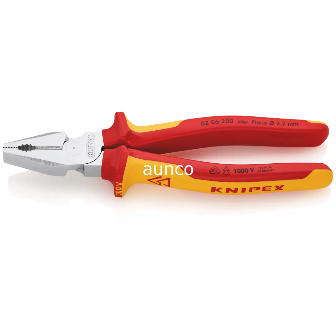 Knipex 02 06 200 8" VDE High Leverage Combination Pliers