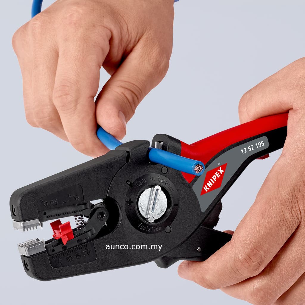 12 52 195 SB PreciStrip16 Automatic Insulation Stripper | Knipex - Image 4