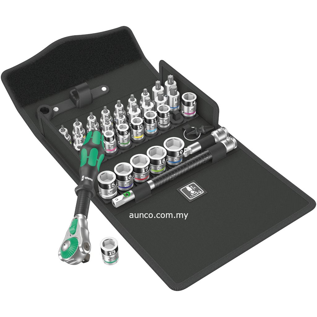 05003536001 8100 SB All-in Zyklop Speed Ratchet Set 3/8" Drive 35 Pieces | Wera