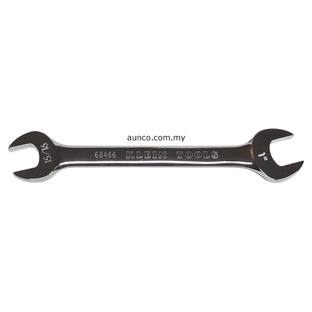 68466 Open-End Wrench 15/16-Inch and 1-Inch Ends | Klein Tools - Image 2