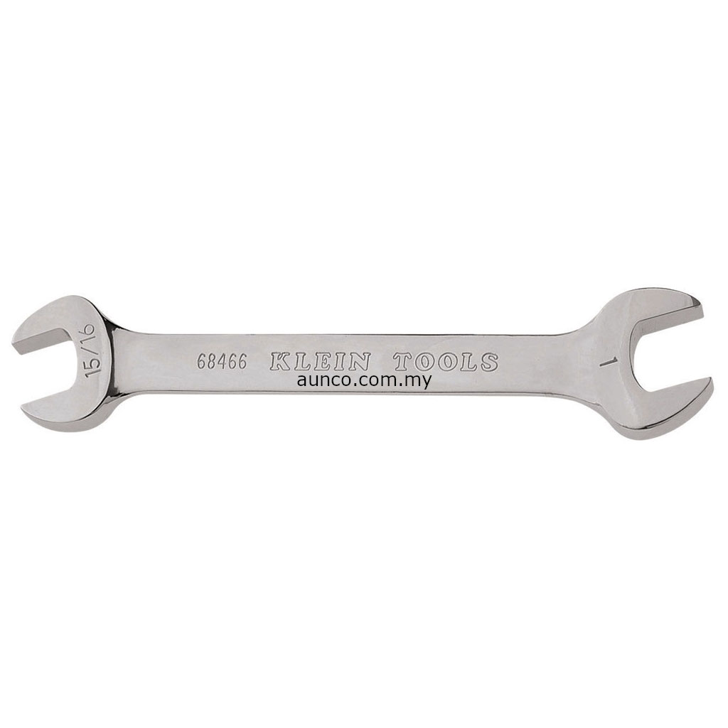 68466 Open-End Wrench 15/16-Inch and 1-Inch Ends | Klein Tools