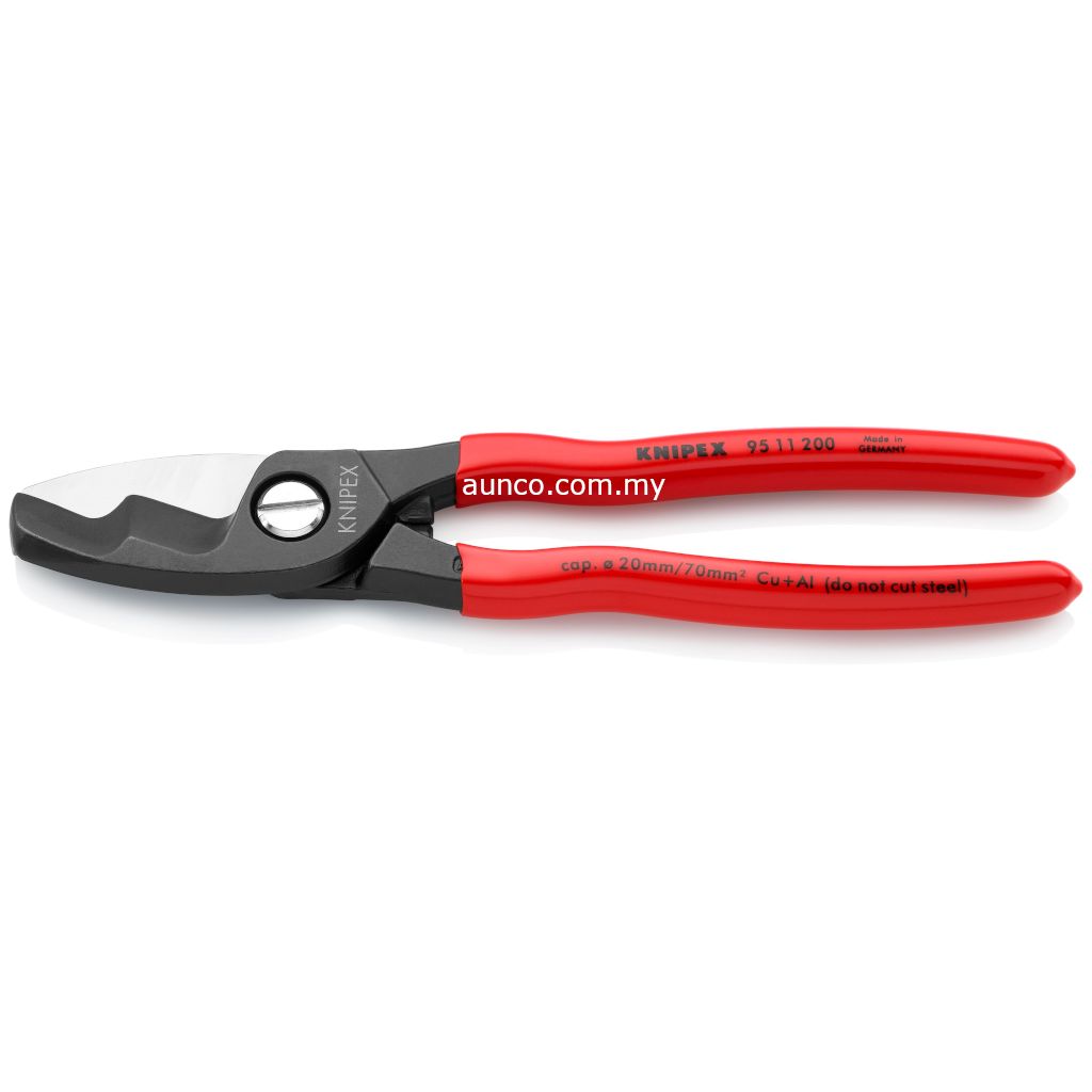 95 11 200 Cable Shears with Twin Cutting Edge | Knipex